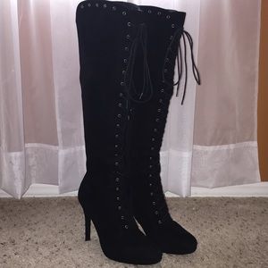 Stuart Weitzman Lace Up Boots